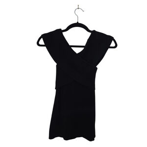 inc international concepts Tank Top Black Size Medium INC Criss Cross